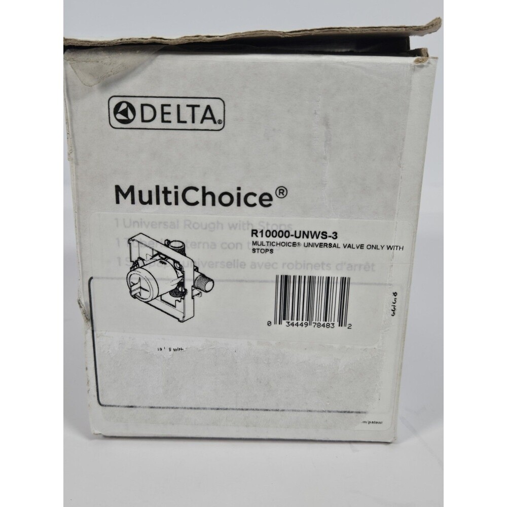Delta R10000-UNWS MultiChoice Universal Tub/Shower Rough-In Valve w/ Stops - Picture 3 of 8